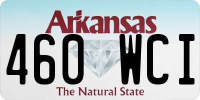AR license plate 460WCI