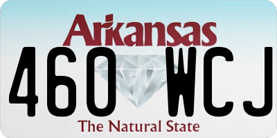 AR license plate 460WCJ