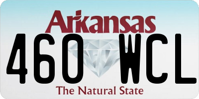 AR license plate 460WCL