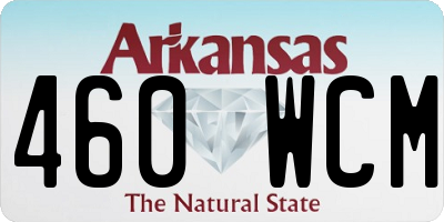 AR license plate 460WCM