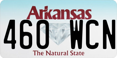 AR license plate 460WCN