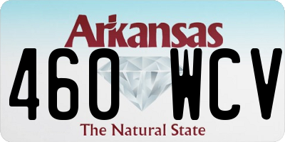 AR license plate 460WCV