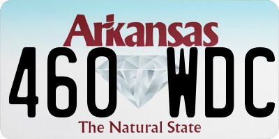 AR license plate 460WDC