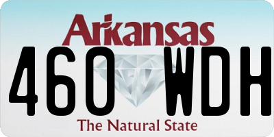 AR license plate 460WDH