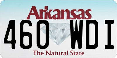 AR license plate 460WDI