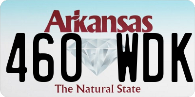 AR license plate 460WDK