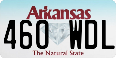 AR license plate 460WDL