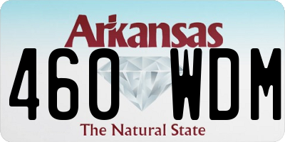 AR license plate 460WDM