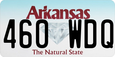 AR license plate 460WDQ