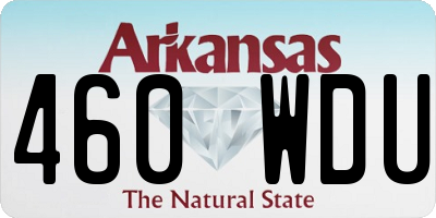 AR license plate 460WDU
