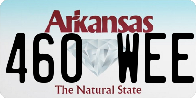AR license plate 460WEE
