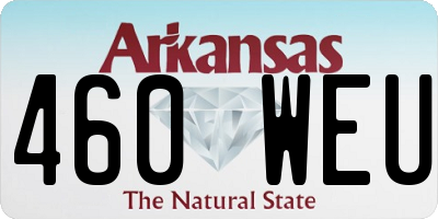 AR license plate 460WEU