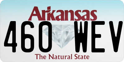 AR license plate 460WEV