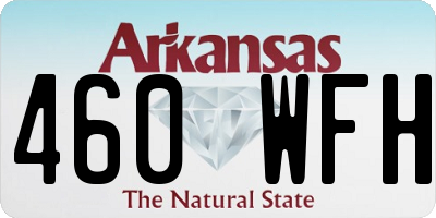 AR license plate 460WFH