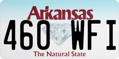 AR license plate 460WFI