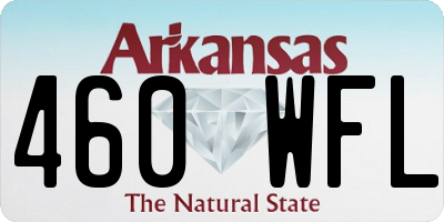 AR license plate 460WFL