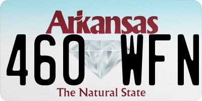 AR license plate 460WFN