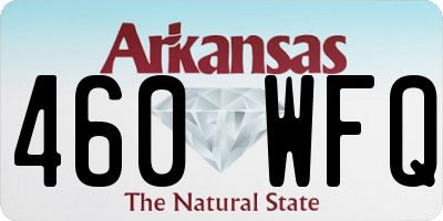 AR license plate 460WFQ