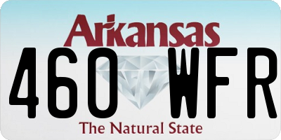 AR license plate 460WFR