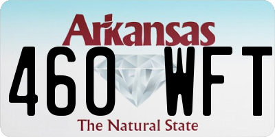 AR license plate 460WFT