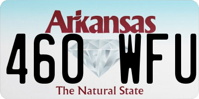 AR license plate 460WFU