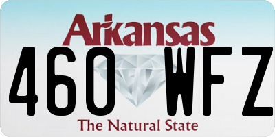 AR license plate 460WFZ