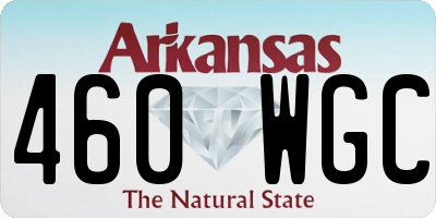 AR license plate 460WGC