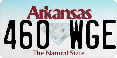 AR license plate 460WGE