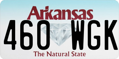 AR license plate 460WGK