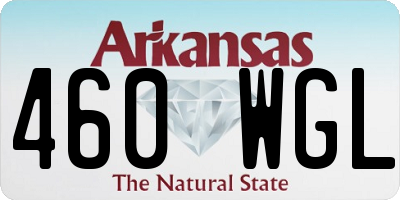 AR license plate 460WGL