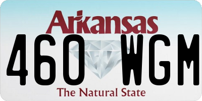 AR license plate 460WGM