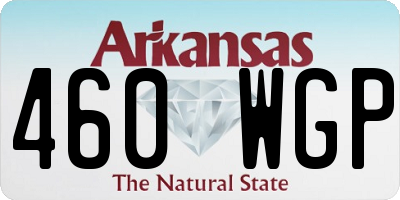 AR license plate 460WGP