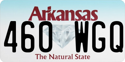 AR license plate 460WGQ