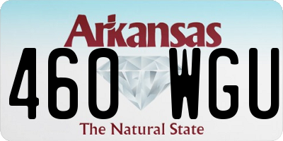 AR license plate 460WGU