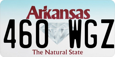 AR license plate 460WGZ