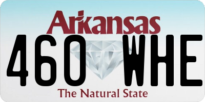 AR license plate 460WHE
