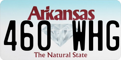 AR license plate 460WHG