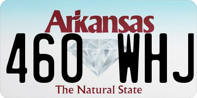 AR license plate 460WHJ