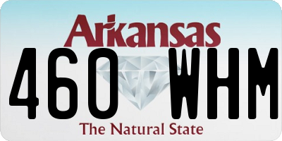 AR license plate 460WHM