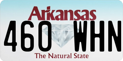 AR license plate 460WHN