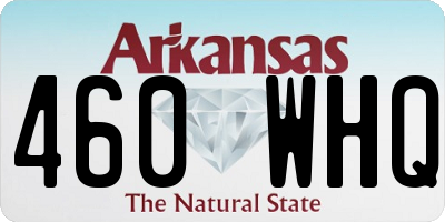 AR license plate 460WHQ
