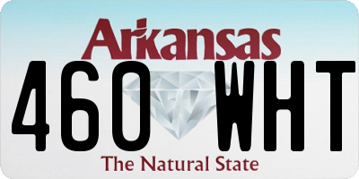 AR license plate 460WHT