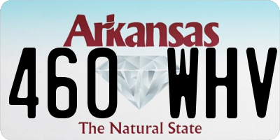 AR license plate 460WHV