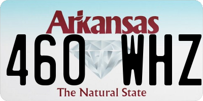 AR license plate 460WHZ