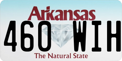 AR license plate 460WIH