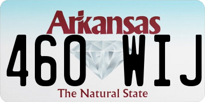 AR license plate 460WIJ