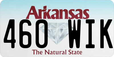 AR license plate 460WIK