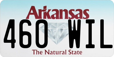 AR license plate 460WIL