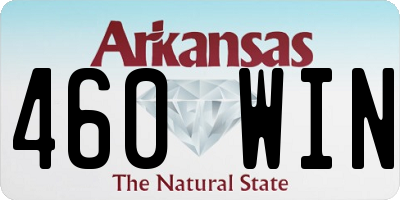 AR license plate 460WIN