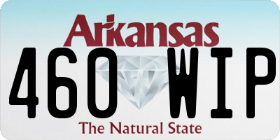 AR license plate 460WIP
